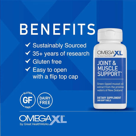 OMEGAXL - OmegaXL Joint Support Supplement 300 Capsulas Blandas - The Red Vitamin MX - Suplementos Alimenticios - {{ shop.shopifyCountryName }}
