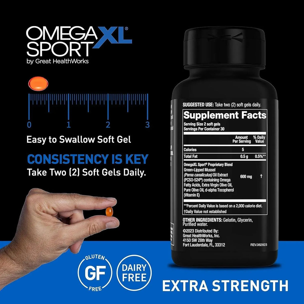 OMEGAXL - OmegaXL Sport Extra Strength Muscle Recovery 60 Capsulas Blandas - The Red Vitamin MX - Suplementos Alimenticios - {{ shop.shopifyCountryName }}