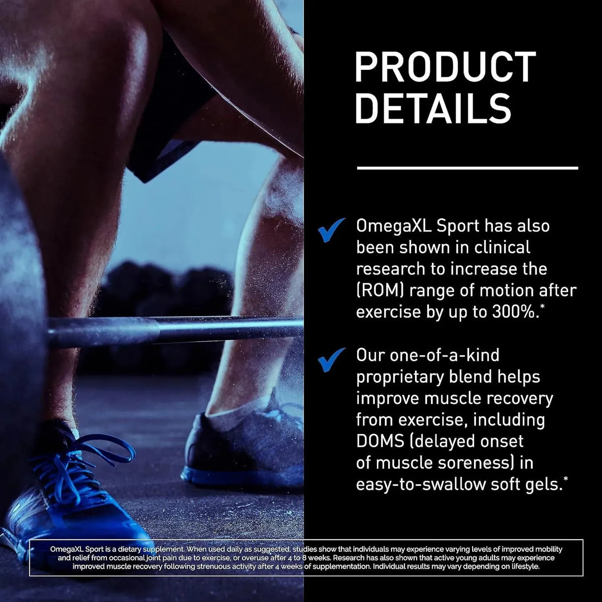 OMEGAXL - OmegaXL Sport Extra Strength Muscle Recovery 60 Capsulas Blandas - The Red Vitamin MX - Suplementos Alimenticios - {{ shop.shopifyCountryName }}