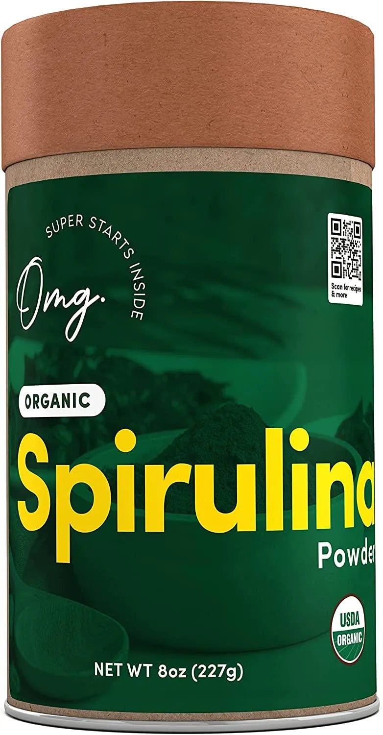 OMG! - OMG! Superfoods Organic Spirulina Powder 227Gr - The Red Vitamin MX - Suplementos Alimenticios - {{ shop.shopifyCountryName }}