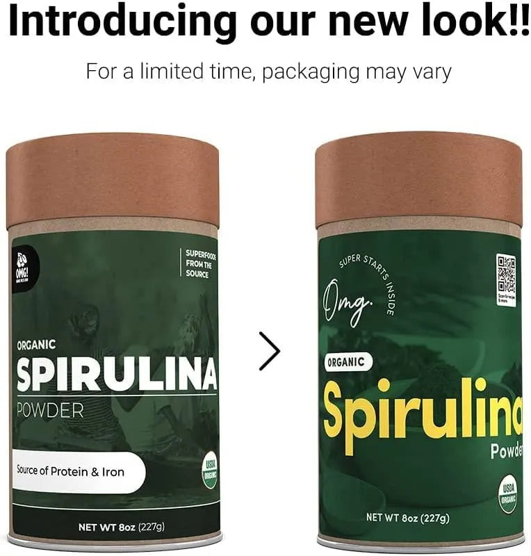 OMG! - OMG! Superfoods Organic Spirulina Powder 227Gr - The Red Vitamin MX - Suplementos Alimenticios - {{ shop.shopifyCountryName }}