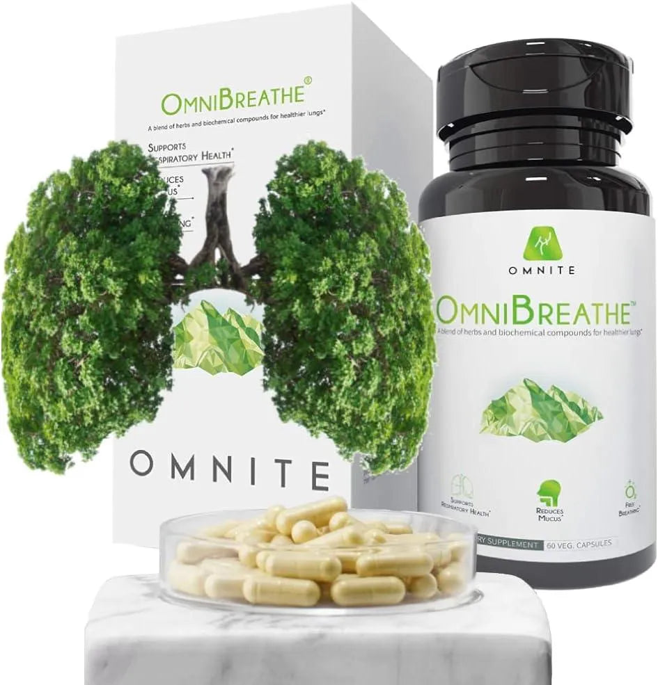 OMNITE - Omnite OMNIBREATHE Respiratory Wellness 60 Capsulas - The Red Vitamin MX - Suplementos Alimenticios - {{ shop.shopifyCountryName }}