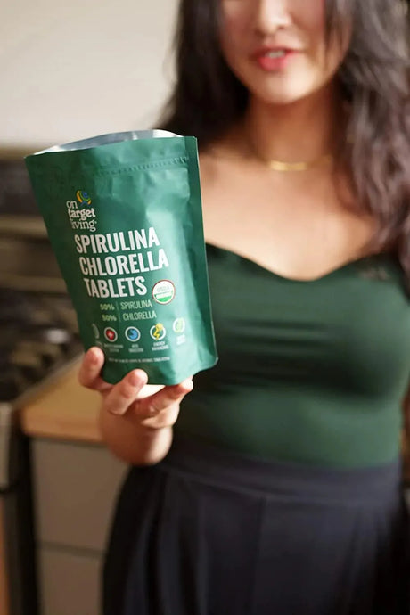 ON TARGET LIVING - On Target Living Organic Spirulina Chlorella 1000 Tabletas - The Red Vitamin MX - Suplementos Alimenticios - {{ shop.shopifyCountryName }}