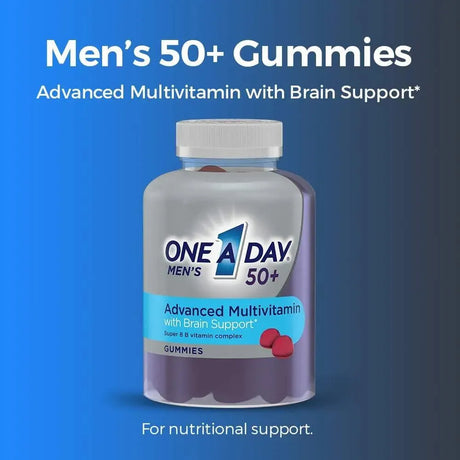ONE A DAY - One A Day Men’s 50+ Gummies Advanced Multivitamin 110 Gomitas - The Red Vitamin MX - Suplementos Alimenticios - {{ shop.shopifyCountryName }}