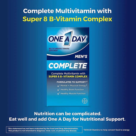 ONE A DAY - ONE A DAY Men's Complete Multivitamin 120 Tabletas - The Red Vitamin MX - Suplementos Alimenticios - {{ shop.shopifyCountryName }}