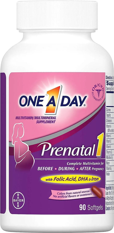 ONE A DAY - One A Day Women's Prenatal 1 Multivitamin 90 Capsulas Blandas - The Red Vitamin MX - Suplementos Alimenticios - {{ shop.shopifyCountryName }}