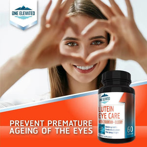 ONE ELEVATED - One Elevated Eye Care Lutein, Zeaxanthin, Bilberry 60 Capsulas - The Red Vitamin MX - Suplementos Alimenticios - {{ shop.shopifyCountryName }}