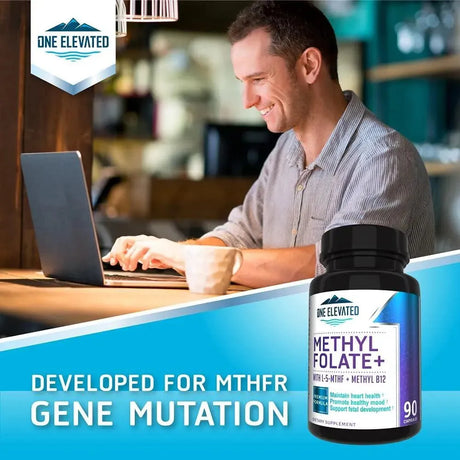 ONE ELEVATED - One Elevated Methyl Folate with Methylcobalamin B12 90 Capsulas - The Red Vitamin MX - Suplementos Alimenticios - {{ shop.shopifyCountryName }}