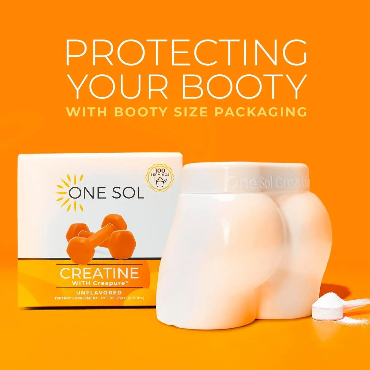 ONE SOL - One Sol Creatine for Women Booty Gain 100 Servicios 250Gr. - The Red Vitamin MX - Suplementos Alimenticios - {{ shop.shopifyCountryName }}