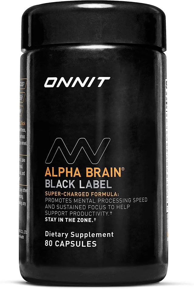 ONNIT - ONNIT Alpha Brain Black Label 80 Capsulas - The Red Vitamin MX - Suplementos Alimenticios - {{ shop.shopifyCountryName }}