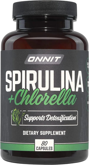 ONNIT - Onnit Spirulina and Chlorella 80 Capsulas - The Red Vitamin MX - Suplementos Alimenticios - {{ shop.shopifyCountryName }}