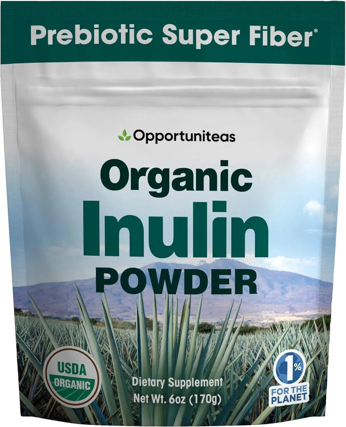 OPPORTUNITEAS - Opportuniteas Organic Inulin Powder 170Gr. - The Red Vitamin MX - Suplementos Alimenticios - {{ shop.shopifyCountryName }}