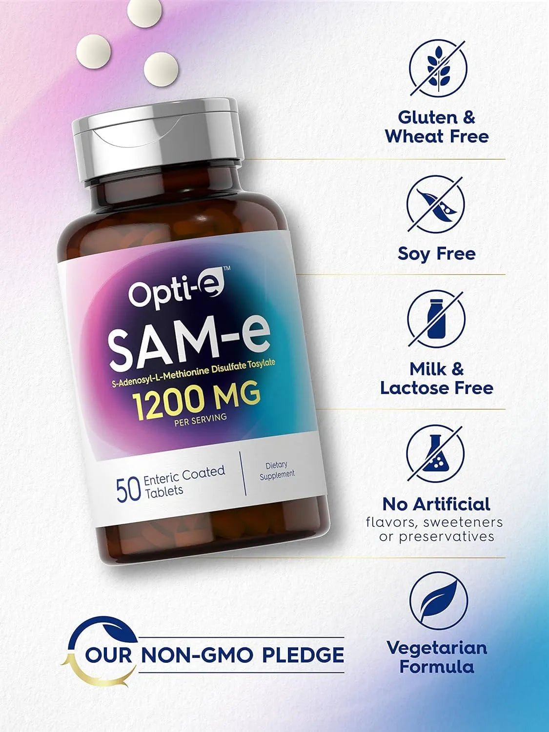 OPTI-E - Opti-e SAM-e 1200Mg. 50 Tabletas - The Red Vitamin MX - Suplementos Alimenticios - {{ shop.shopifyCountryName }}