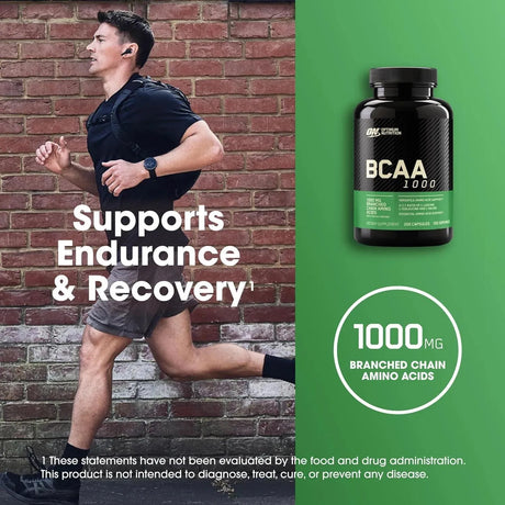 OPTIMUM NUTRITION - Optimum Nutrition Instantized BCAA 1000Mg. 200 Capsulas - The Red Vitamin MX - Suplementos Alimenticios - {{ shop.shopifyCountryName }}