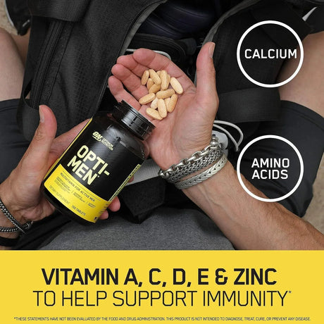 OPTIMUM NUTRITION - Optimum Nutrition Opti-Men 240 Tabletas - The Red Vitamin MX - Suplementos Alimenticios - {{ shop.shopifyCountryName }}