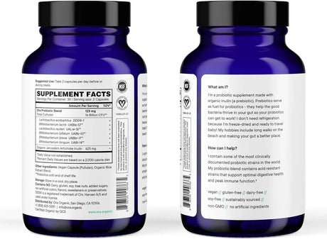 ORA ORGANIC - Ora Organic Probiotics with Prebiotics 16 Billion CFU 60 Capsulas - The Red Vitamin MX - Suplementos Alimenticios - {{ shop.shopifyCountryName }}