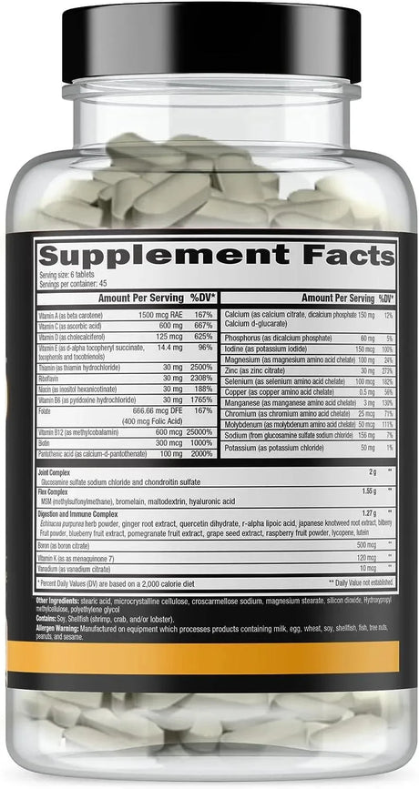 ORANGE TRIAD - Orange Triad Daily Multivitamin for Men and Women 270 Tabletas - The Red Vitamin MX - Suplementos Alimenticios - {{ shop.shopifyCountryName }}