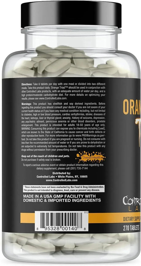 ORANGE TRIAD - Orange Triad Daily Multivitamin for Men and Women 270 Tabletas - The Red Vitamin MX - Suplementos Alimenticios - {{ shop.shopifyCountryName }}