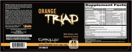 ORANGE TRIAD - Orange Triad Daily Multivitamin for Men and Women 270 Tabletas - The Red Vitamin MX - Suplementos Alimenticios - {{ shop.shopifyCountryName }}