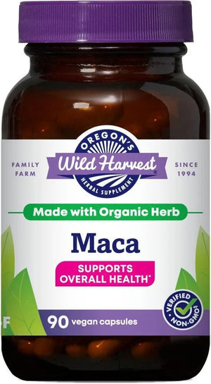 OREGON'S WILD HARVEST - Oregon's Wild Harvest Maca Root Organic Herbal 90 Capsulas - The Red Vitamin MX - Suplementos Alimenticios - {{ shop.shopifyCountryName }}