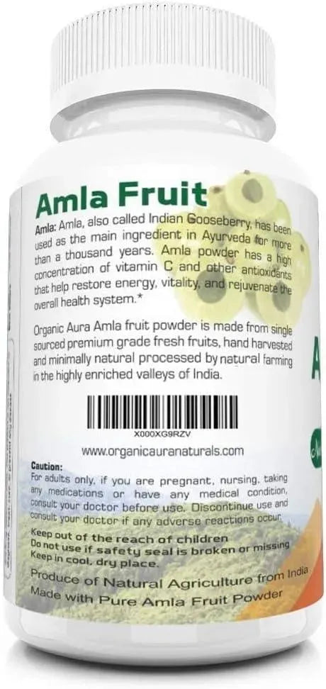 ORGANIC AURA - Organic Aura AMLA 1000Mg. 120 Capsulas - The Red Vitamin MX - Suplementos Alimenticios - {{ shop.shopifyCountryName }}