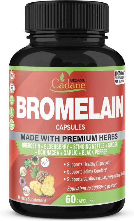 ORGANIC CADANE - Organic Cadane Bromelain Extract 10050Mg. 60 Capsulas - The Red Vitamin MX - Suplementos Alimenticios - {{ shop.shopifyCountryName }}