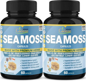 ORGANIC CADANE - Organic Cadane Organic Irish Sea Moss 120 Capsulas - The Red Vitamin MX - Suplementos Alimenticios - {{ shop.shopifyCountryName }}