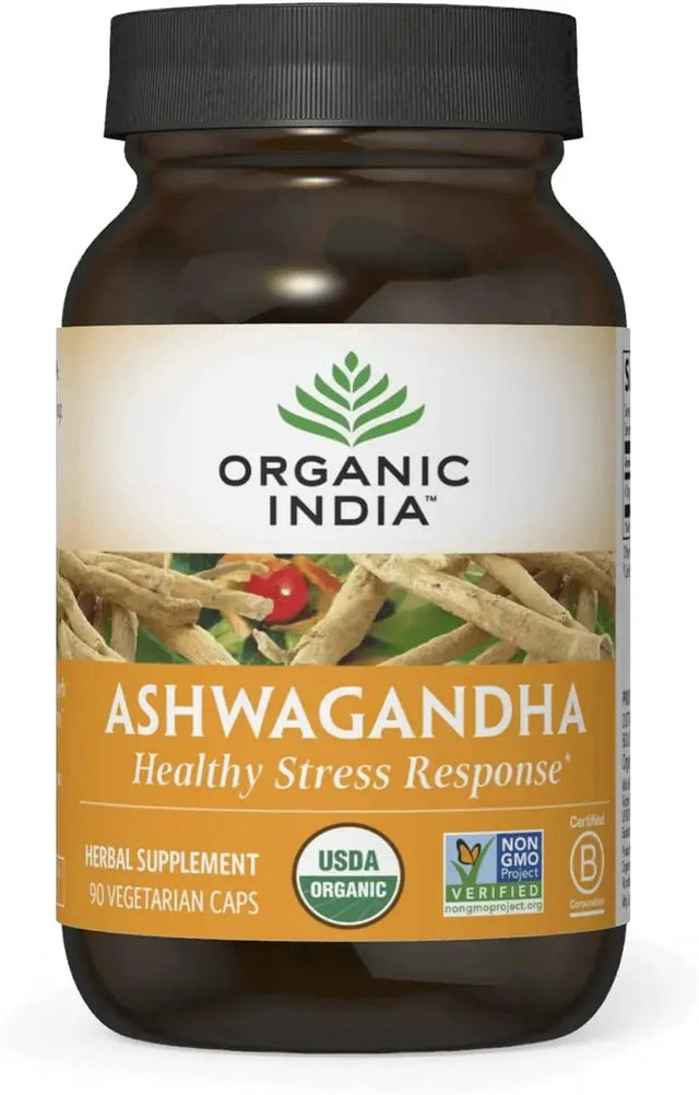 ORGANIC INDIA - Organic India Ashwagandha 90 Capsulas - The Red Vitamin MX - Suplementos Alimenticios - {{ shop.shopifyCountryName }}