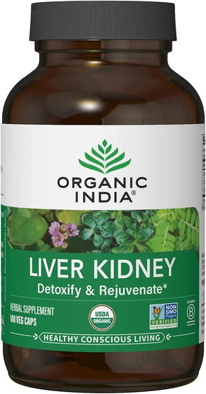 ORGANIC INDIA - Organic India Liver Kidney Detoxify & Rejuvenate 180 Capsulas - The Red Vitamin MX - Suplementos Alimenticios - {{ shop.shopifyCountryName }}