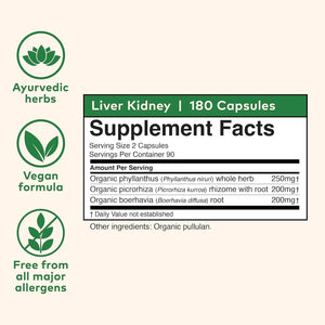 ORGANIC INDIA - Organic India Liver Kidney Detoxify & Rejuvenate 180 Capsulas - The Red Vitamin MX - Suplementos Alimenticios - {{ shop.shopifyCountryName }}