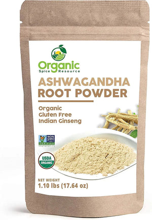 ORGANIC SPICE RESOURCE - Organic Spice Resource Organic Ashwagandha Root Powder 1.10Lbs. - The Red Vitamin MX - Suplementos Alimenticios - {{ shop.shopifyCountryName }}