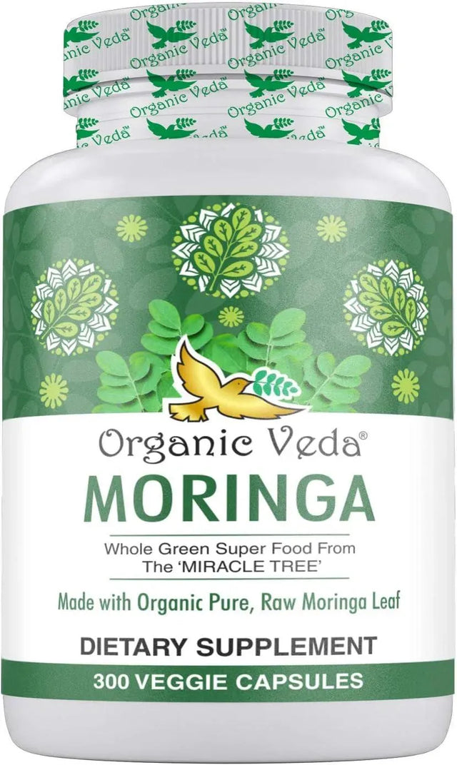 ORGANIC VEDA - Organic Veda Moringa Capsules 300 Capsulas - The Red Vitamin MX - Suplementos Alimenticios - {{ shop.shopifyCountryName }}