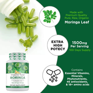 ORGANIC VEDA - Organic Veda Moringa Capsules 300 Capsulas - The Red Vitamin MX - Suplementos Alimenticios - {{ shop.shopifyCountryName }}