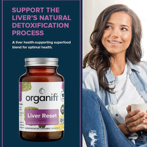 ORGANIFI - Organifi Liver Reset 30 Capsulas - The Red Vitamin MX - Suplementos Alimenticios - {{ shop.shopifyCountryName }}