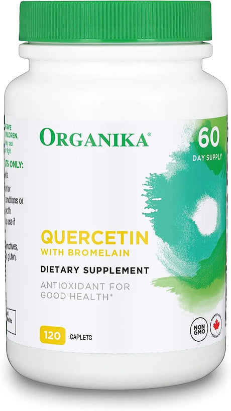 ORGANIKA - Organika Quercetin with Bromelain 120 Tabletas - The Red Vitamin MX - Suplementos Alimenticios - {{ shop.shopifyCountryName }}