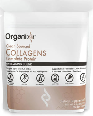 ORGANIXX - Organixx Clean Sourced Collagen Powder 127.5 Gr. - The Red Vitamin MX - Suplementos Alimenticios - {{ shop.shopifyCountryName }}