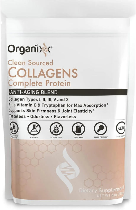 ORGANIXX - Organixx Clean Sourced Collagen Powder 170Gr. - The Red Vitamin MX - Suplementos Alimenticios - {{ shop.shopifyCountryName }}