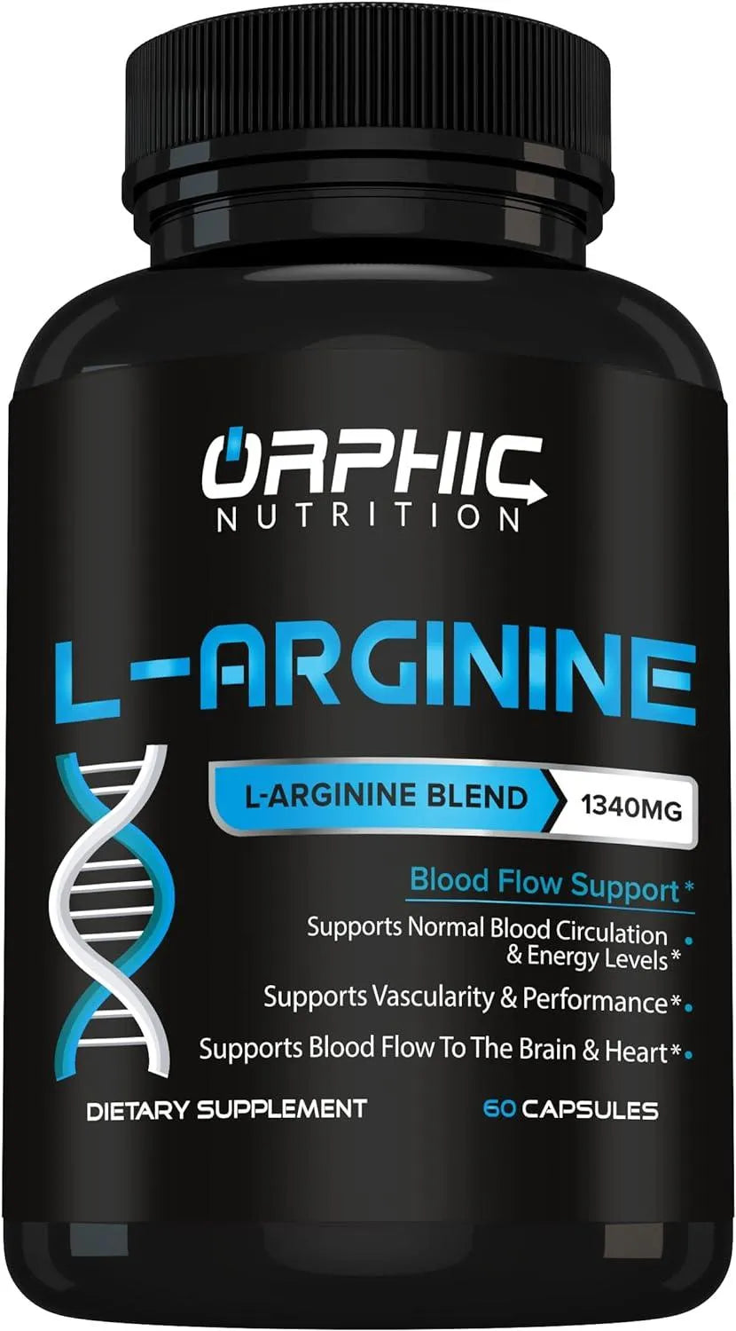 ORPHIC NUTRITION - ORPHIC NUTRITION L Arginine 1000Mg. 60 Capsulas - The Red Vitamin MX - Suplementos Alimenticios - {{ shop.shopifyCountryName }}