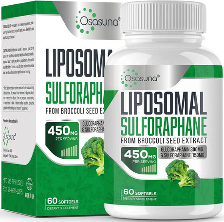 OSASUNA - Osasuna Liposomal Sulforaphane 450Mg. 60 Capsulas Blandas - The Red Vitamin MX - Suplementos Alimenticios - {{ shop.shopifyCountryName }}