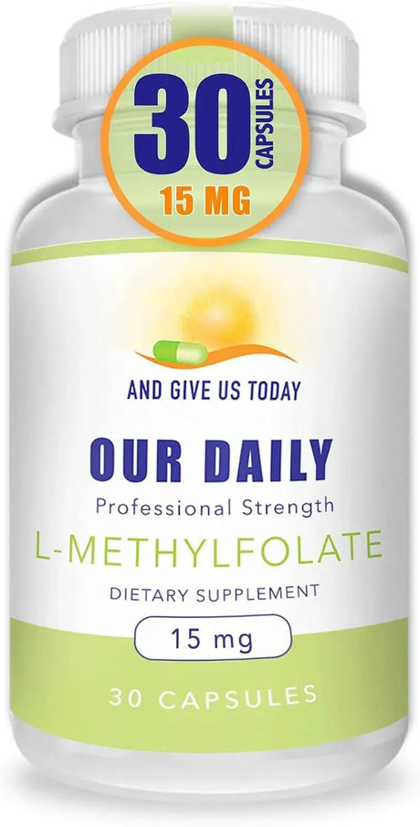 OUR DAILY - Our Daily L-Methylfolate 15Mg. 30 Capsulas - The Red Vitamin MX - Suplementos Alimenticios - {{ shop.shopifyCountryName }}