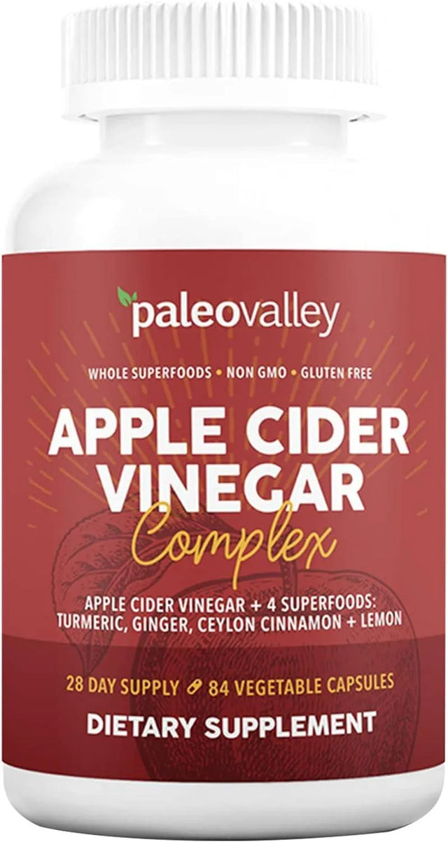 PALEOVALLEY - Paleovalley Apple Cider Vinegar Complex 84 Capsulas - The Red Vitamin MX - Suplementos Alimenticios - {{ shop.shopifyCountryName }}