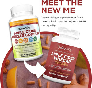 PALEOVALLEY - Paleovalley Apple Cider Vinegar Complex 84 Capsulas - The Red Vitamin MX - Suplementos Alimenticios - {{ shop.shopifyCountryName }}