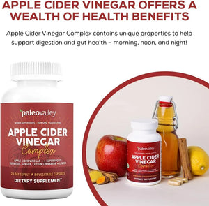 PALEOVALLEY - Paleovalley Apple Cider Vinegar Complex 84 Capsulas - The Red Vitamin MX - Suplementos Alimenticios - {{ shop.shopifyCountryName }}