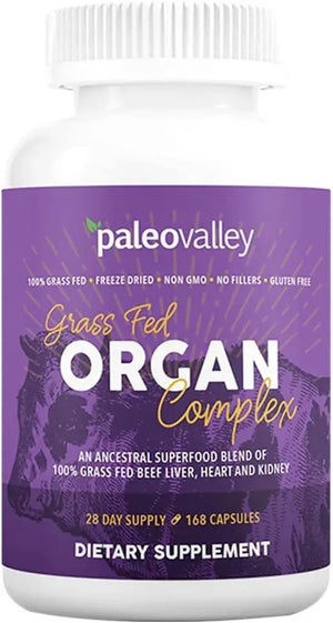 PALEOVALLEY - Paleovalley Grass Fed Beef Organ Complex 168 Capsulas - The Red Vitamin MX - Suplementos Alimenticios - {{ shop.shopifyCountryName }}