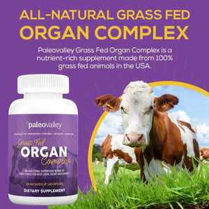 PALEOVALLEY - Paleovalley Grass Fed Beef Organ Complex 168 Capsulas - The Red Vitamin MX - Suplementos Alimenticios - {{ shop.shopifyCountryName }}