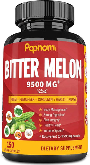 PAPNAMI - Papnami Organic Bitter Melon Extract 9500Mg. 150 Capsulas - The Red Vitamin MX - Suplementos Alimenticios - {{ shop.shopifyCountryName }}