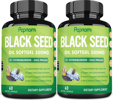 PAPNAMI - Papnami Organic Premium Black Seed Oil 500Mg. 120 Capsulas - The Red Vitamin MX - Suplementos Alimenticios - {{ shop.shopifyCountryName }}