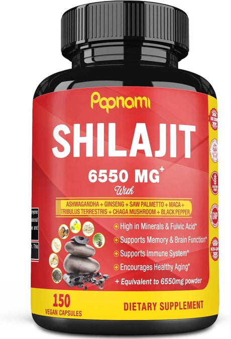 PAPNAMI - Papnami Shilajit Extract 6550Mg. 150 Capsulas - The Red Vitamin MX - Suplementos Alimenticios - {{ shop.shopifyCountryName }}