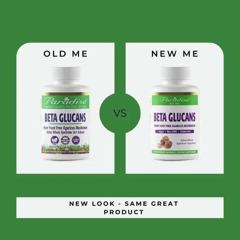 PARADISE HERBS - Paradise Herbs Beta Glucans 60 Capsulas - The Red Vitamin MX - Suplementos Alimenticios - {{ shop.shopifyCountryName }}
