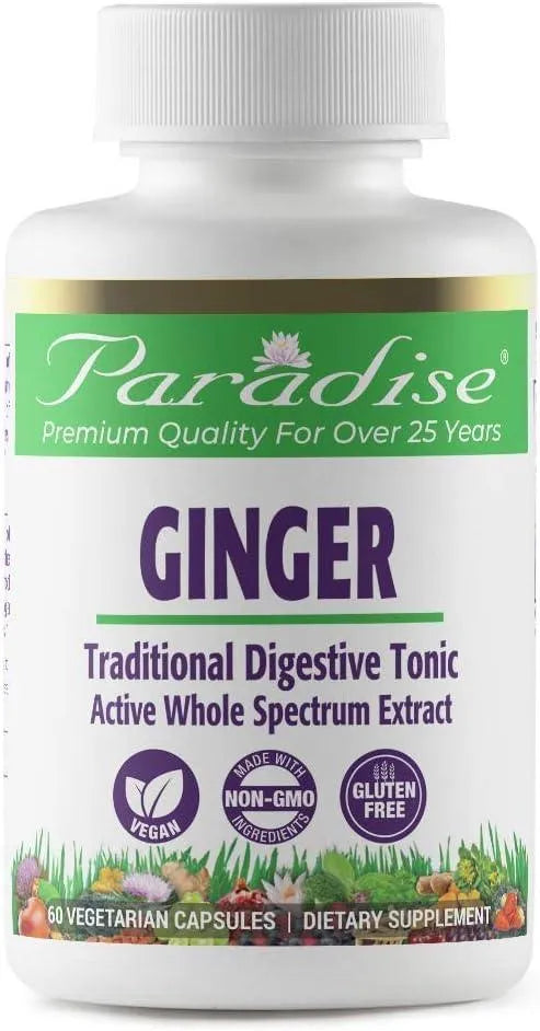 PARADISE HERBS - Paradise Herbs Ginger Extract 60 Capsulas - The Red Vitamin MX - Suplementos Alimenticios - {{ shop.shopifyCountryName }}